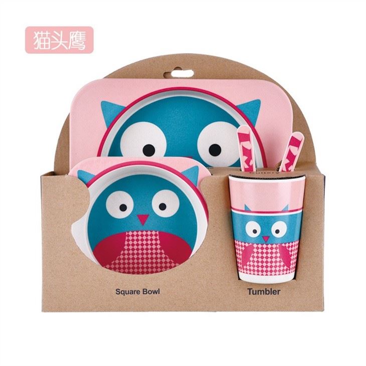 Bamboo Fiber Tableware Set